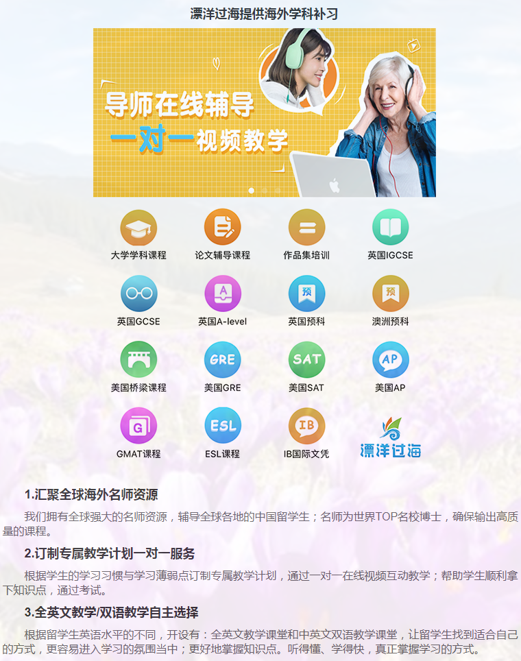 留学课程辅导：GCSE辅导/IGCSE辅导-9